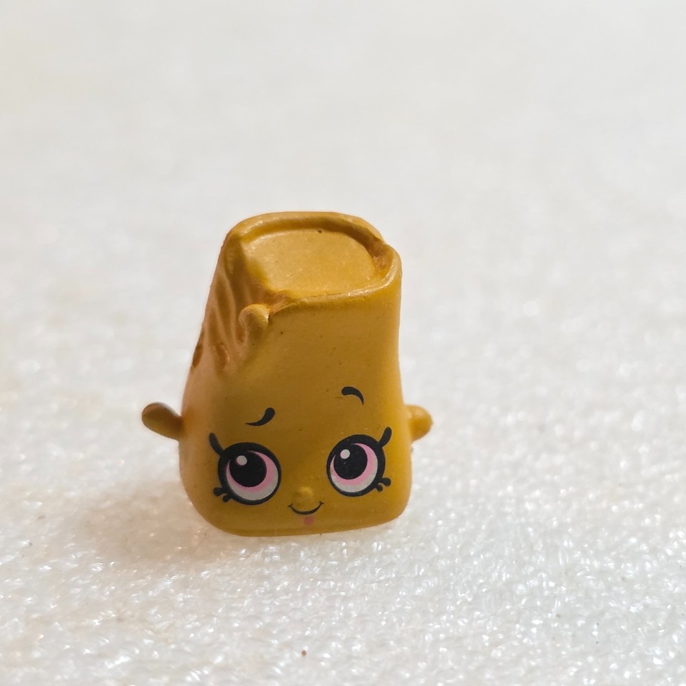 Shopkins Ultra Rare Dessert Pudding BUTTERSCOTCH Season 12 Figure 0.5"